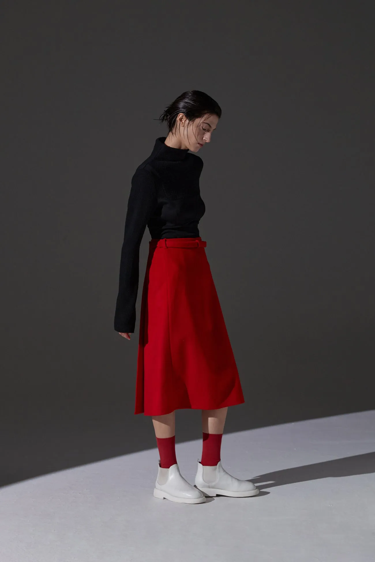 KAAN WOOL WRAP SKIRT/DRESS