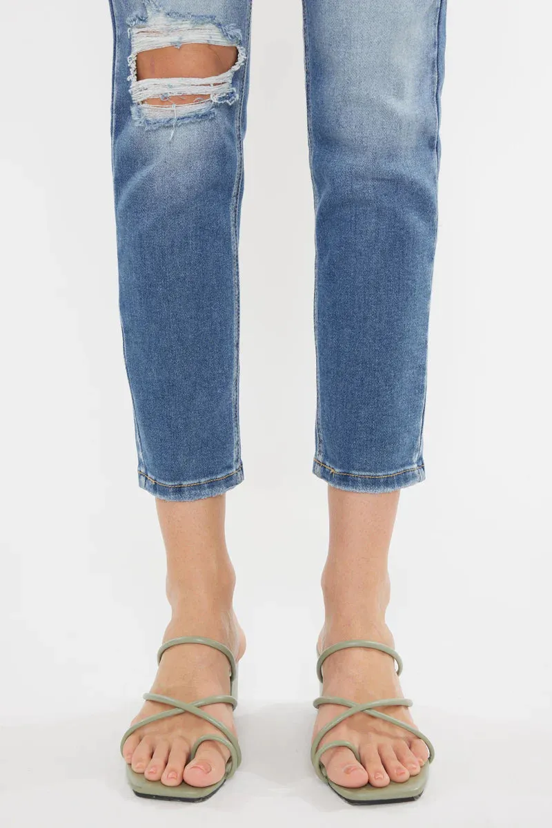 Kancan - Clemence High Rise Mom Jeans - kc9198l