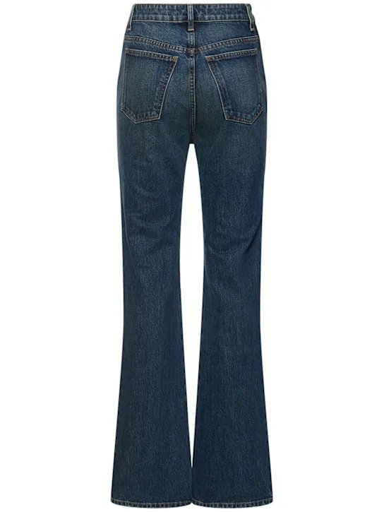 Khaite   Danielle high rise straight denim jeans 