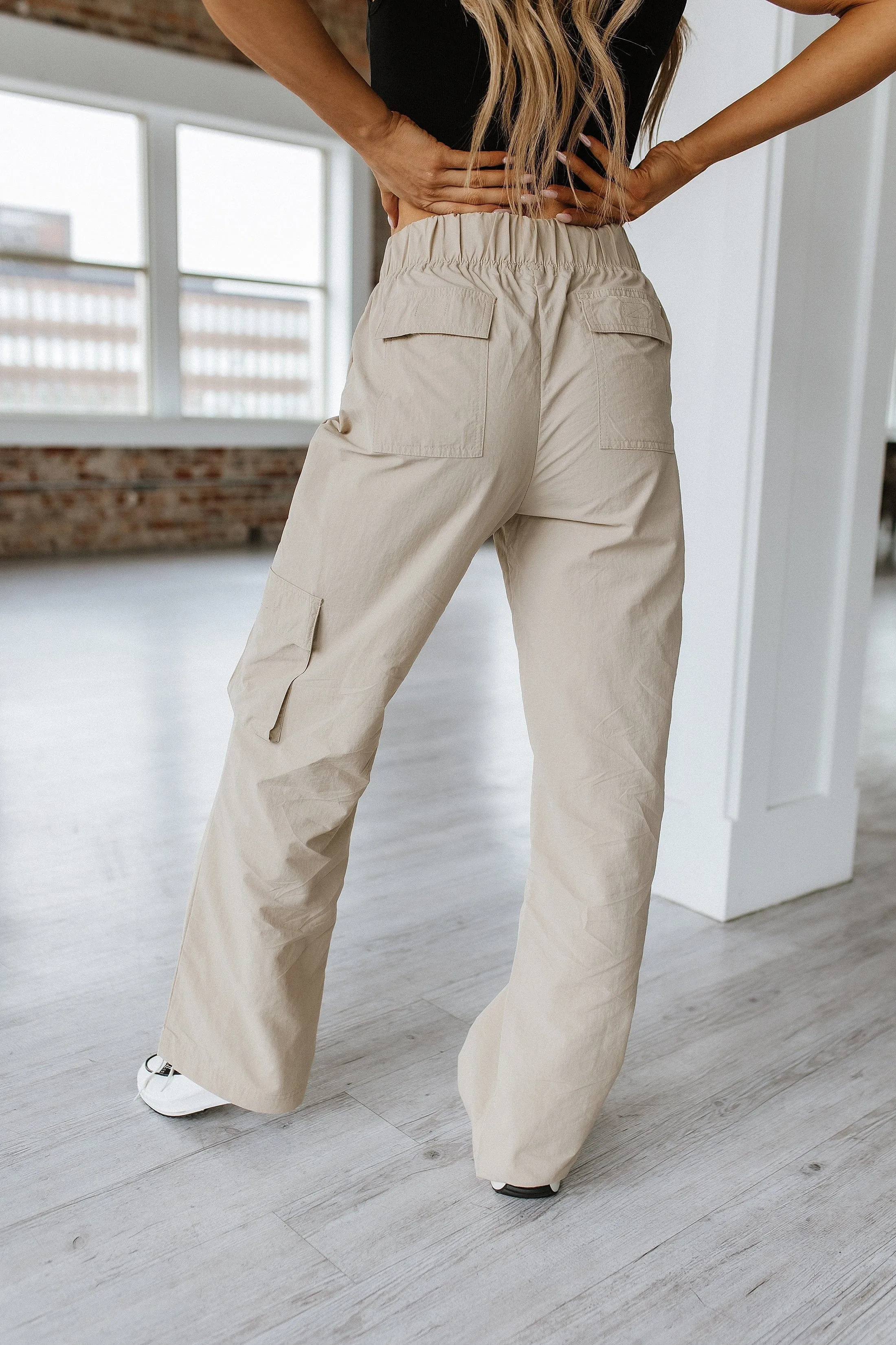 Kristie Cargo Parachute Pants