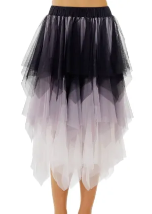 Layered Colors Tulle Skirt