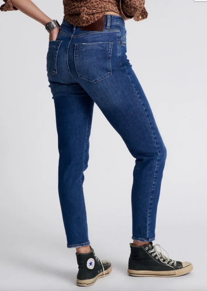 Legend HW Mom Jeans Power Blue