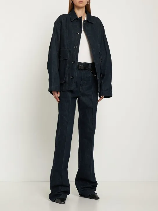 Lemaire   Boxy cotton denim jacket 