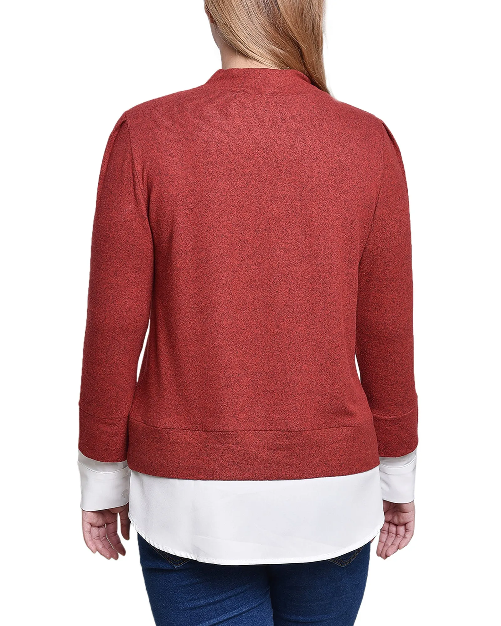 Long Sleeve Two-Fer Top