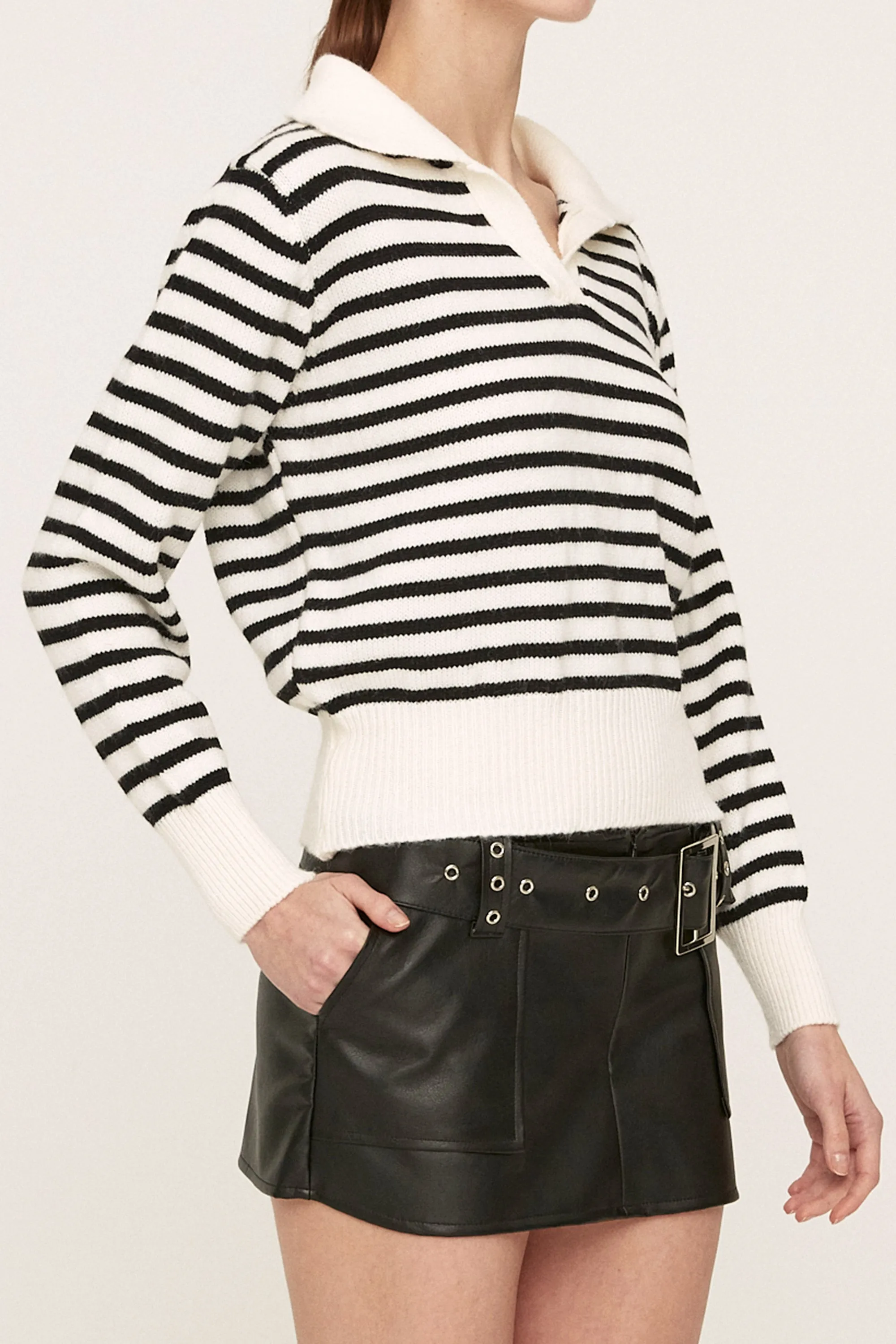 Luna Striped Knitted Top