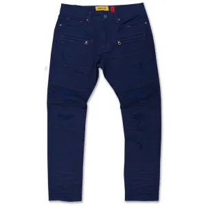 M1961 Makobi Doll Biker Jeans - Navy