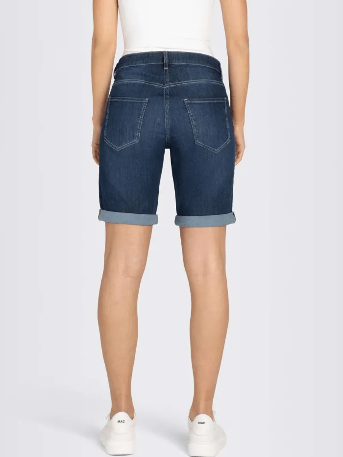 Mac Shorty Blue New Basic Wash Denim Shorts 2387 0393 D845