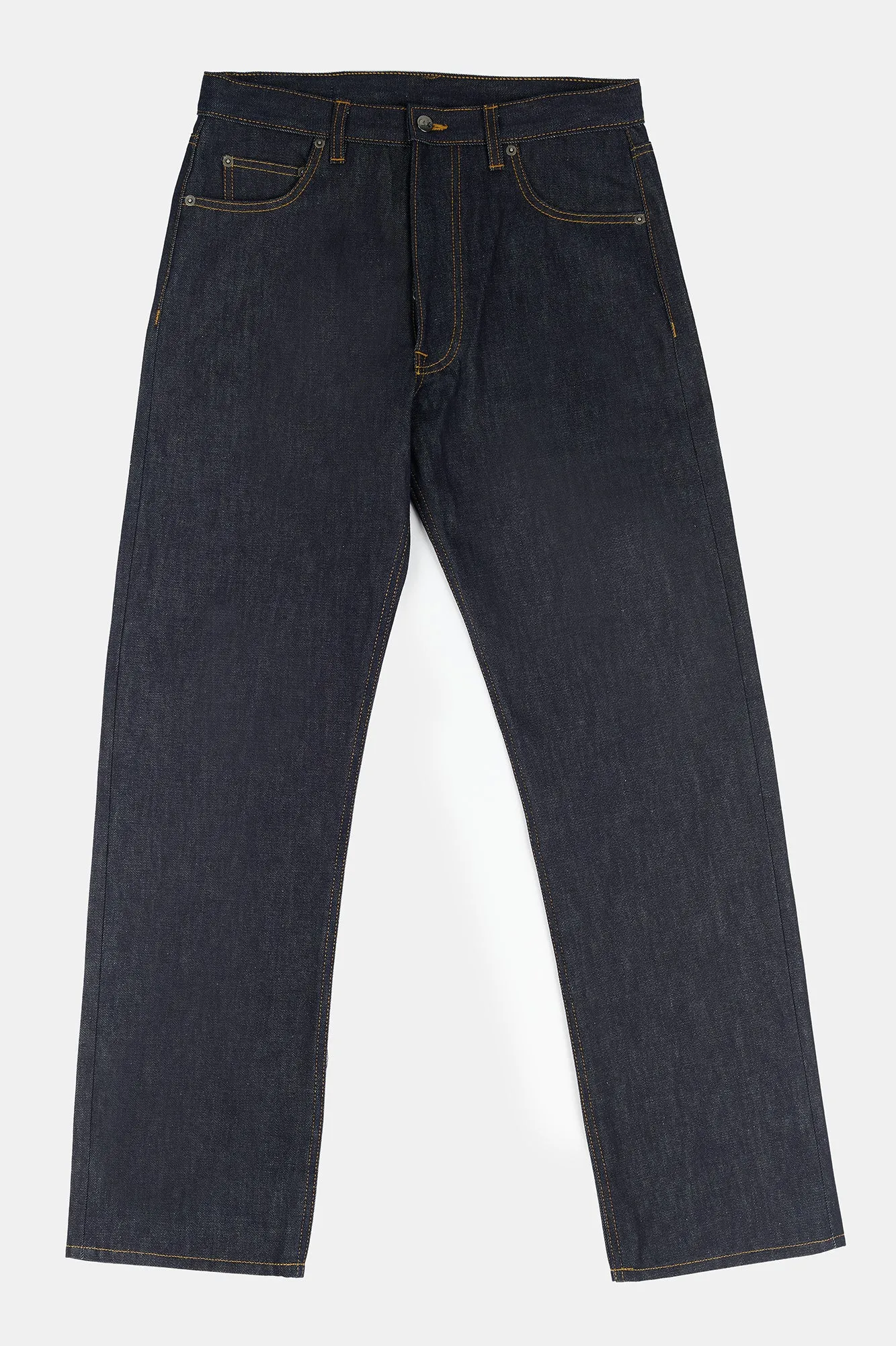 Men's Loose Fit Button Fly Arran Jean - Indigo