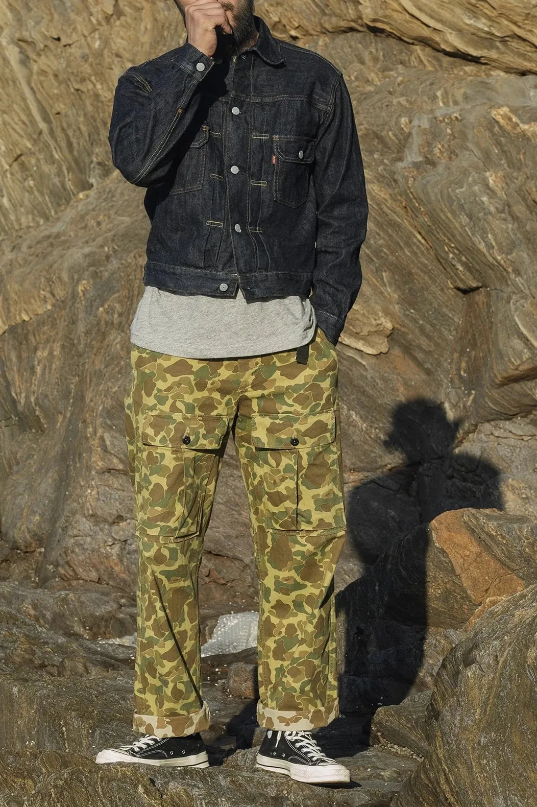 Modified Army M-43 Frog Skin Camo Cargo Pants