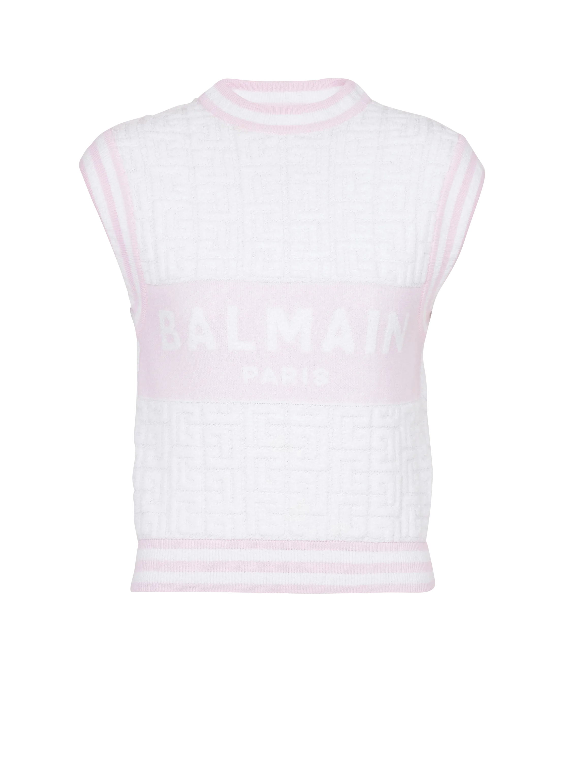 Monogram Sponge Knit Top