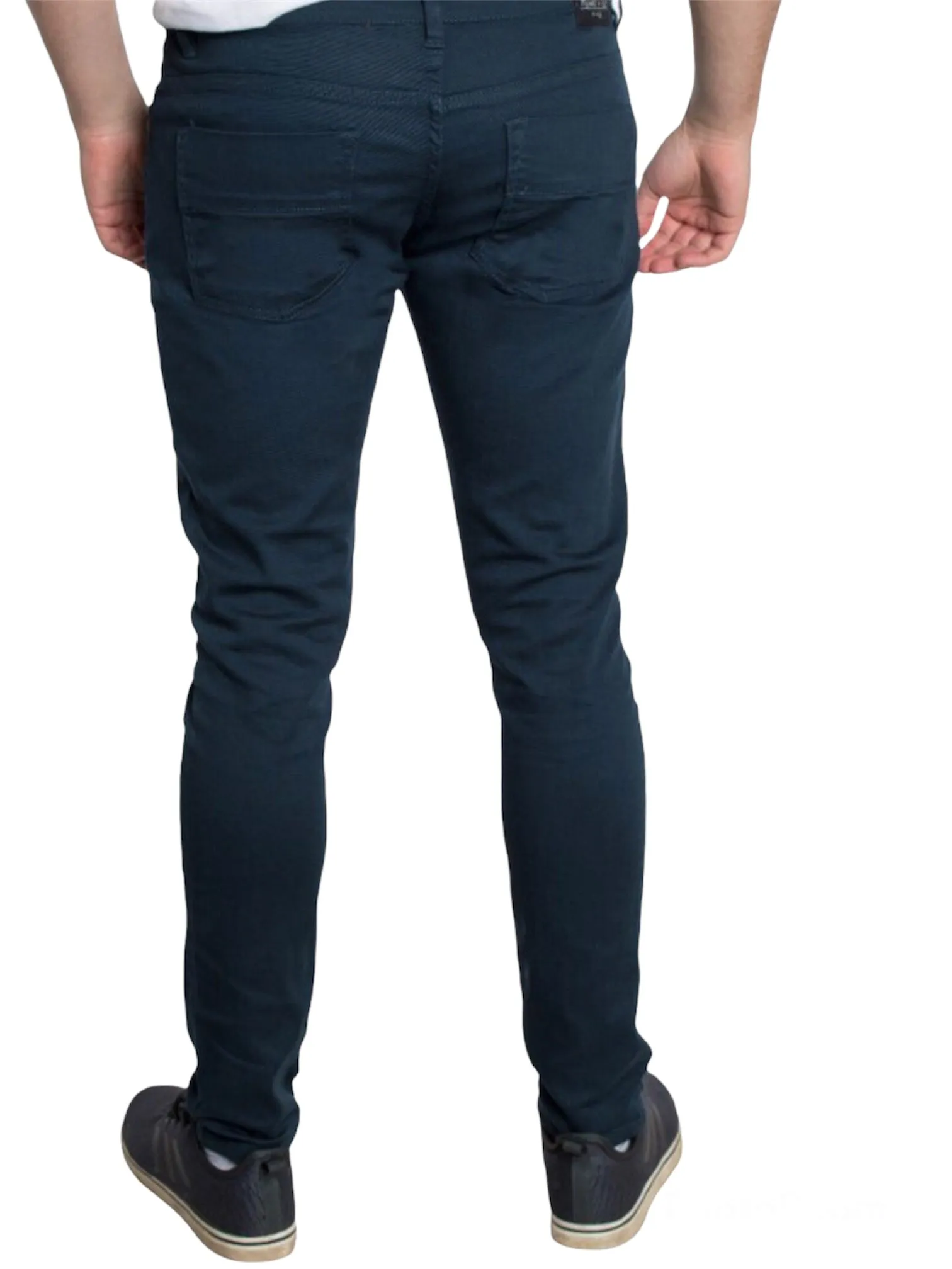 Navy Blue Skinny Stretch Jeans