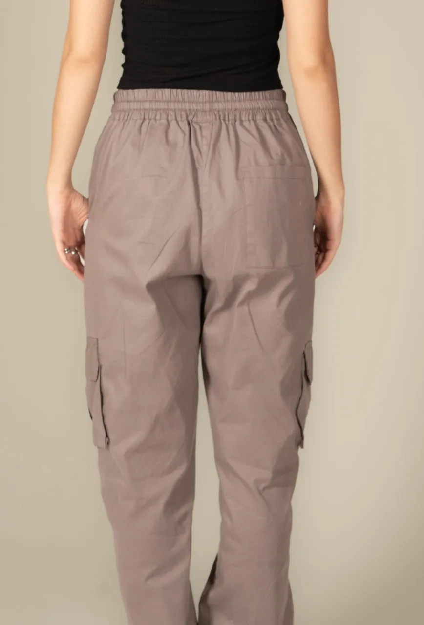 Olive Cargo Parachute Pant - Unisex Comfy Pant