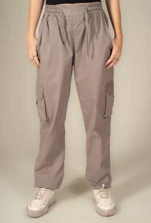 Olive Cargo Parachute Pant - Unisex Comfy Pant