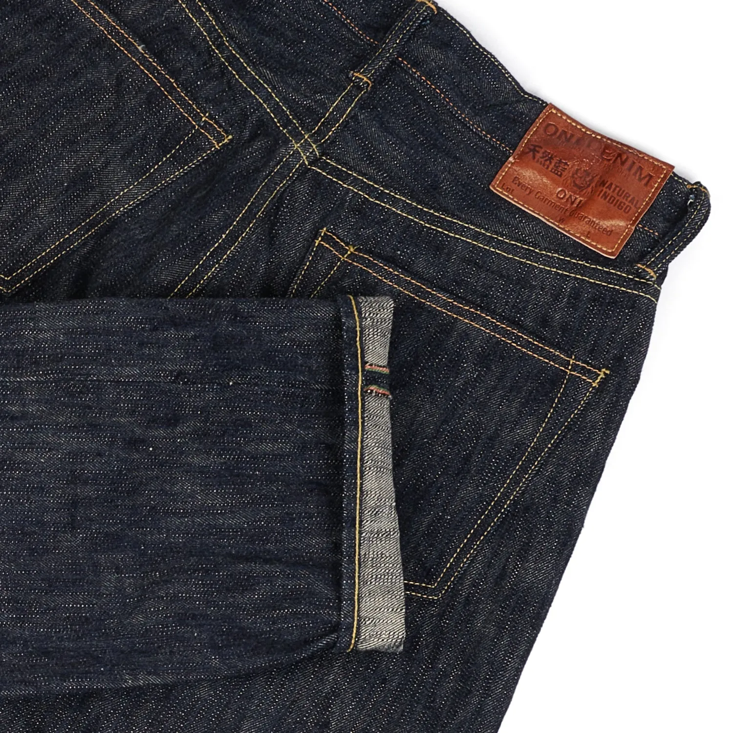 ONI 245NIKHN Natural Indigo Kihannen 18oz Relaxed Tapered Jean - One Wash