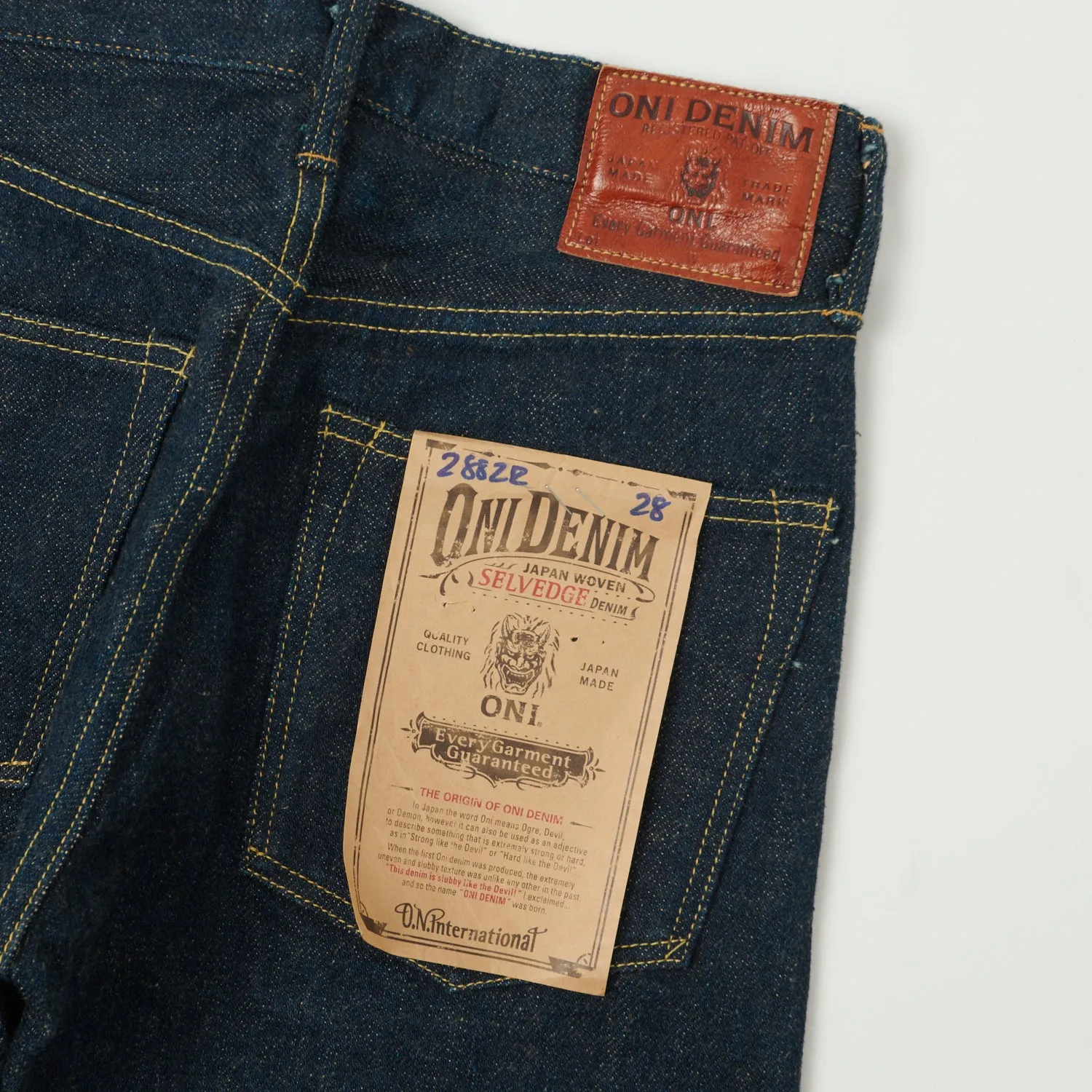 ONI 288ZR 'Secret Denim' Loose Straight Jean - One Wash