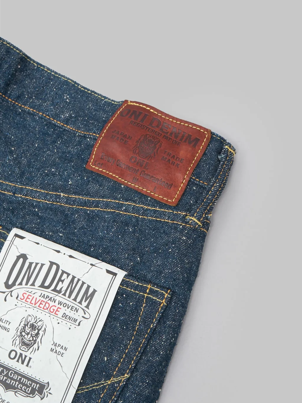 ONI Denim 622-CCD "Crushed Concrete Denim" 14.7oz Relaxed Tapered Jeans