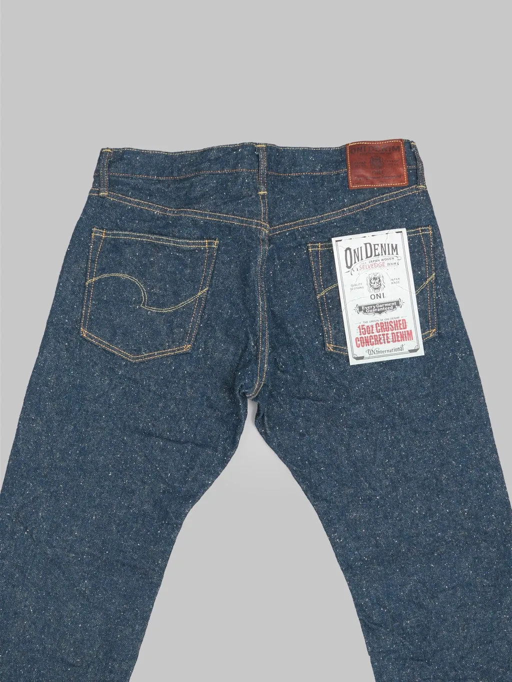 ONI Denim 622-CCD "Crushed Concrete Denim" 14.7oz Relaxed Tapered Jeans