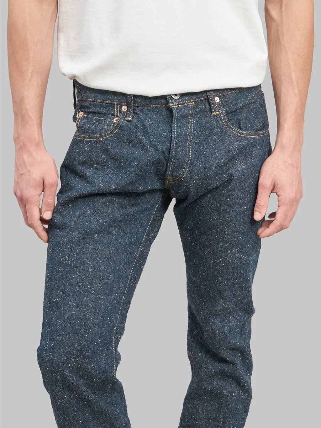 ONI Denim 622-CCD "Crushed Concrete Denim" 14.7oz Relaxed Tapered Jeans