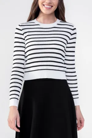 PAIGE TOP (BLACK STRIPE)