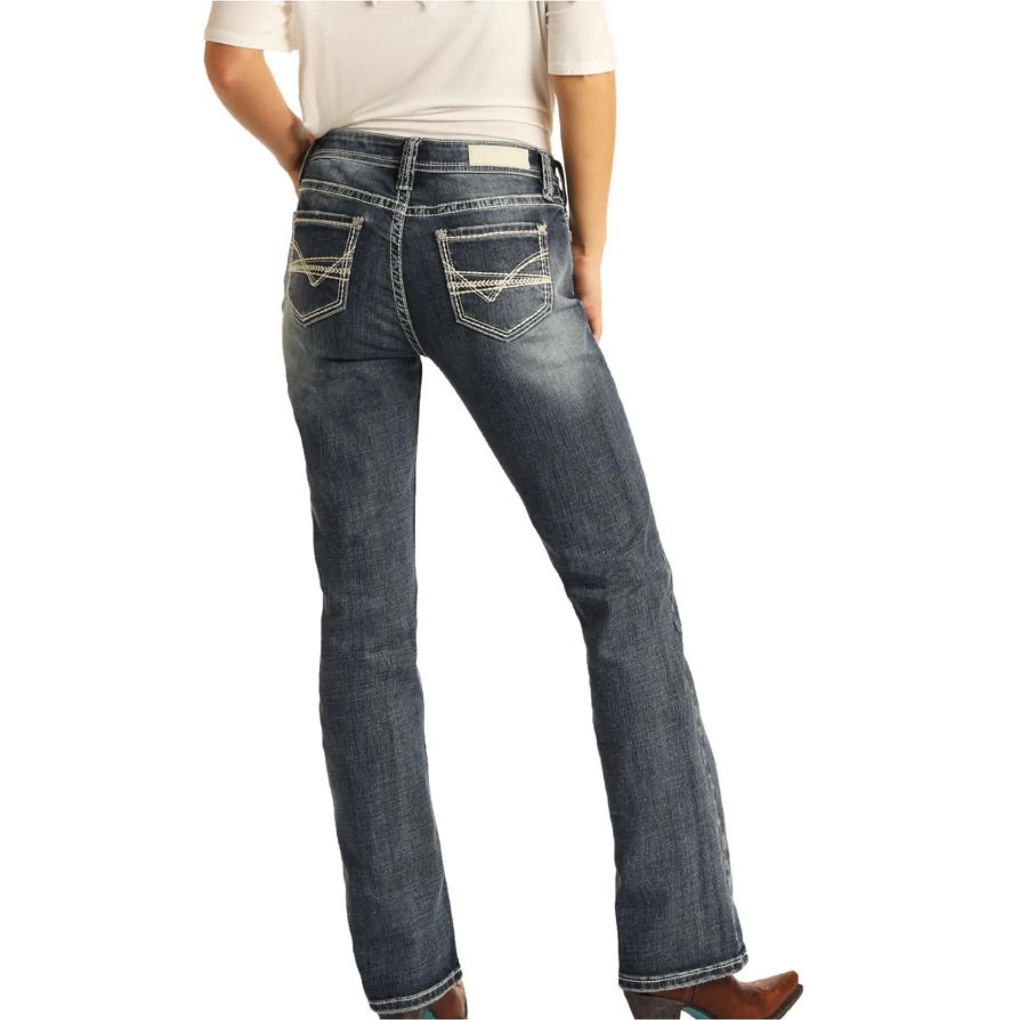 PANHANDLE WOMEN'S MID RISE VINTAGE JEAN - W1-5265