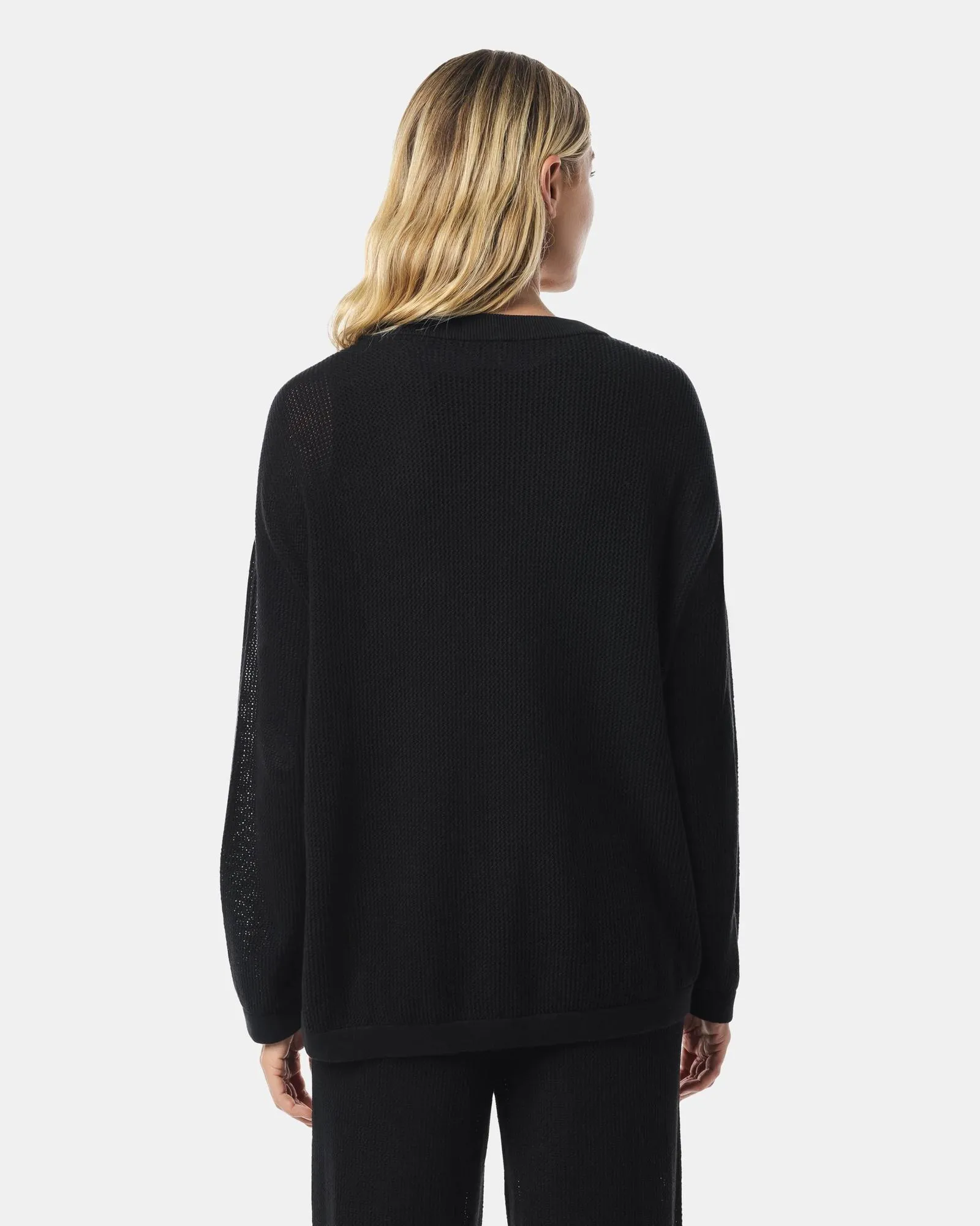 popular  Long Sleeve Oversized Knit Top - Piping Hot