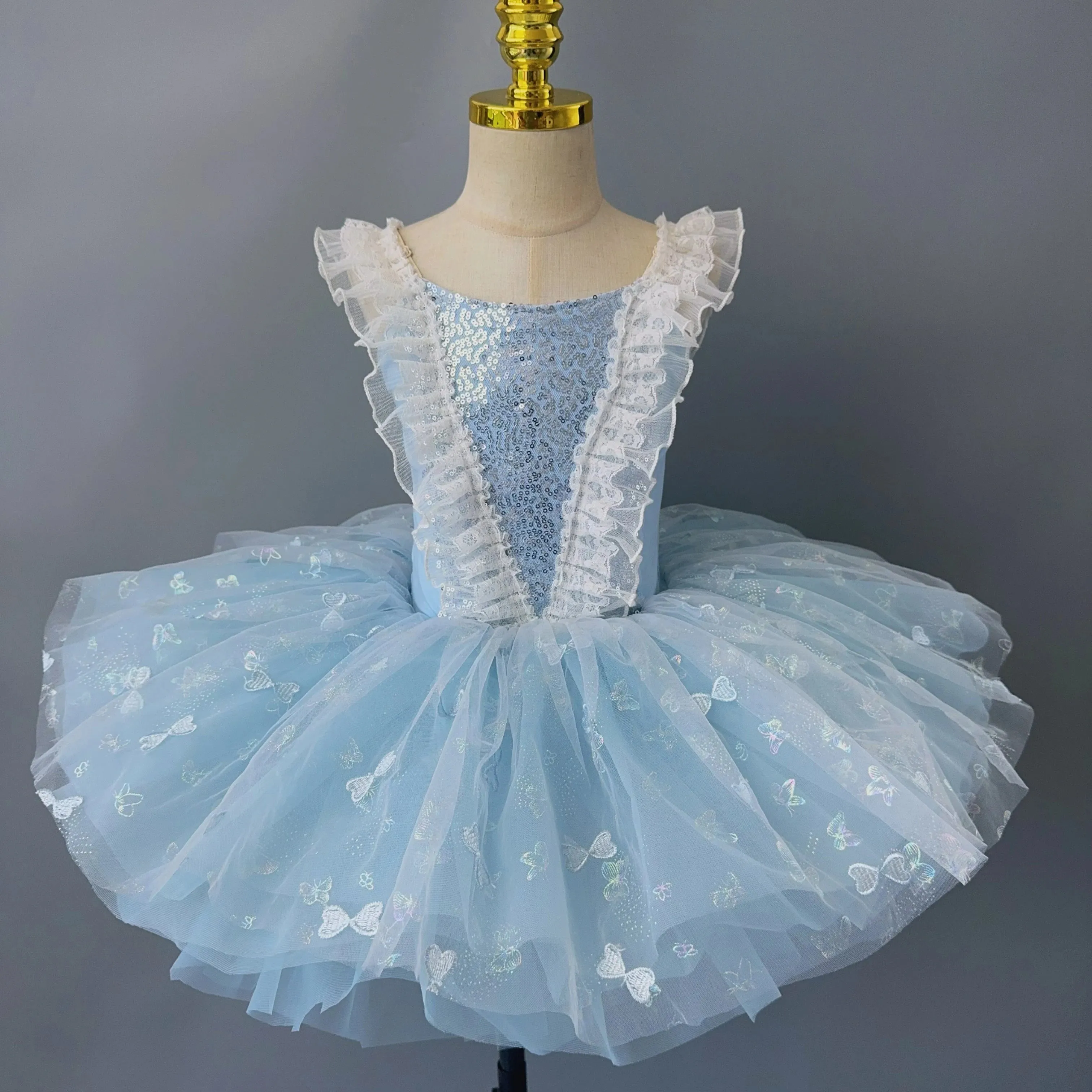 Princess Butterfly Ballet Stage Performance Girls Dance Costume