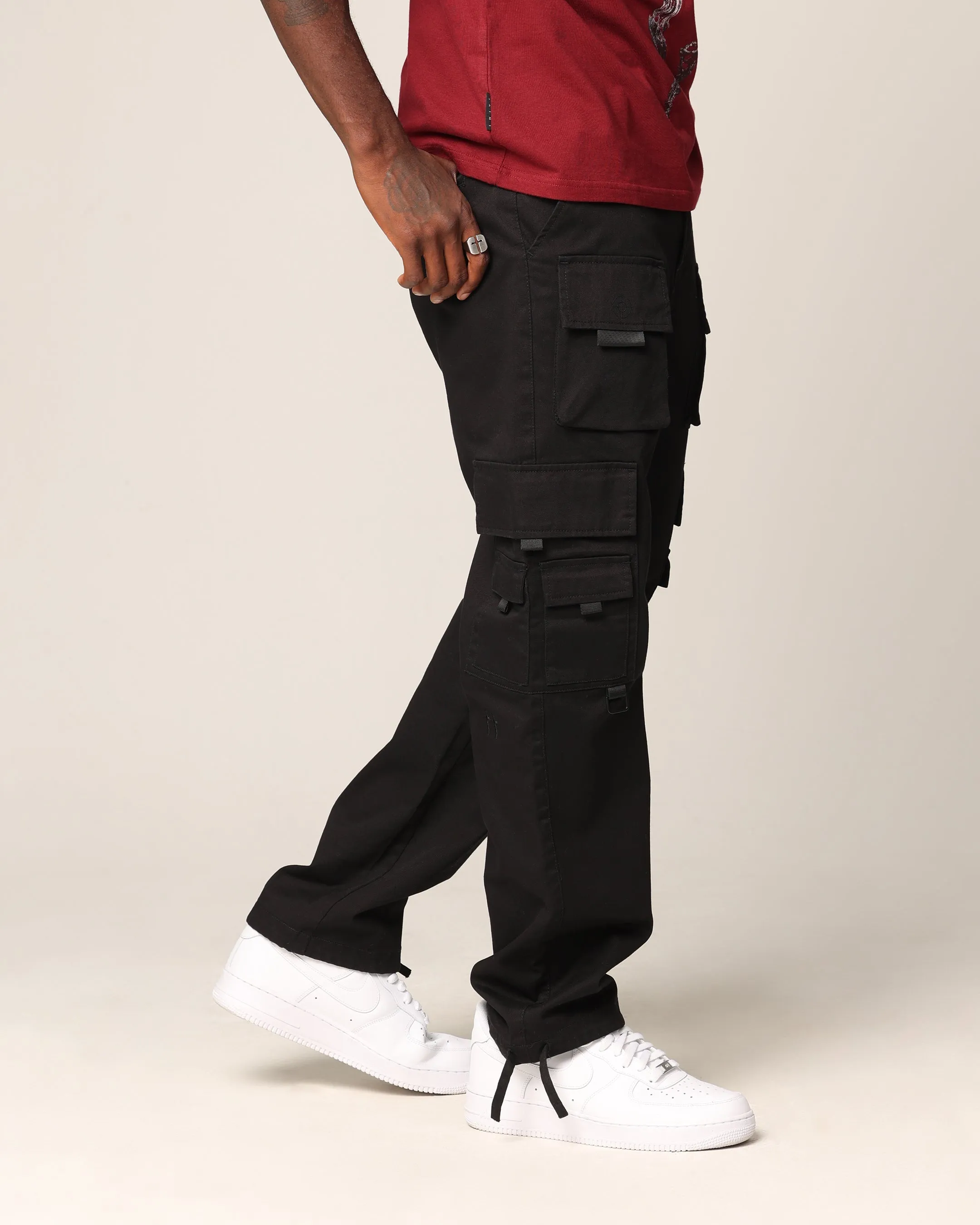 Saint Morta Wraith Cargo Pants Black