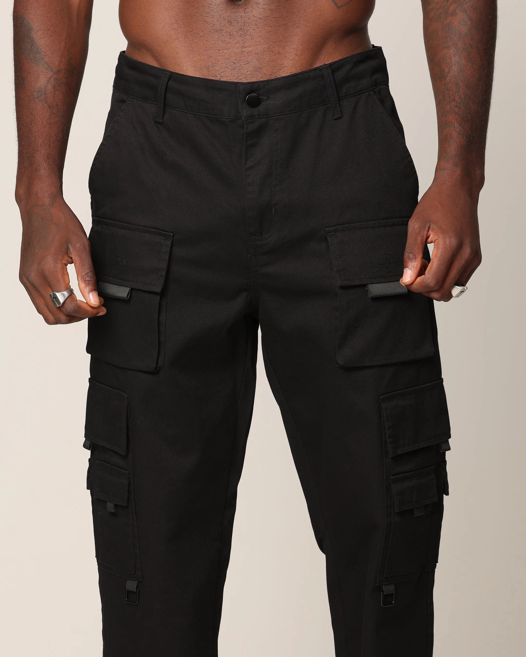 Saint Morta Wraith Cargo Pants Black