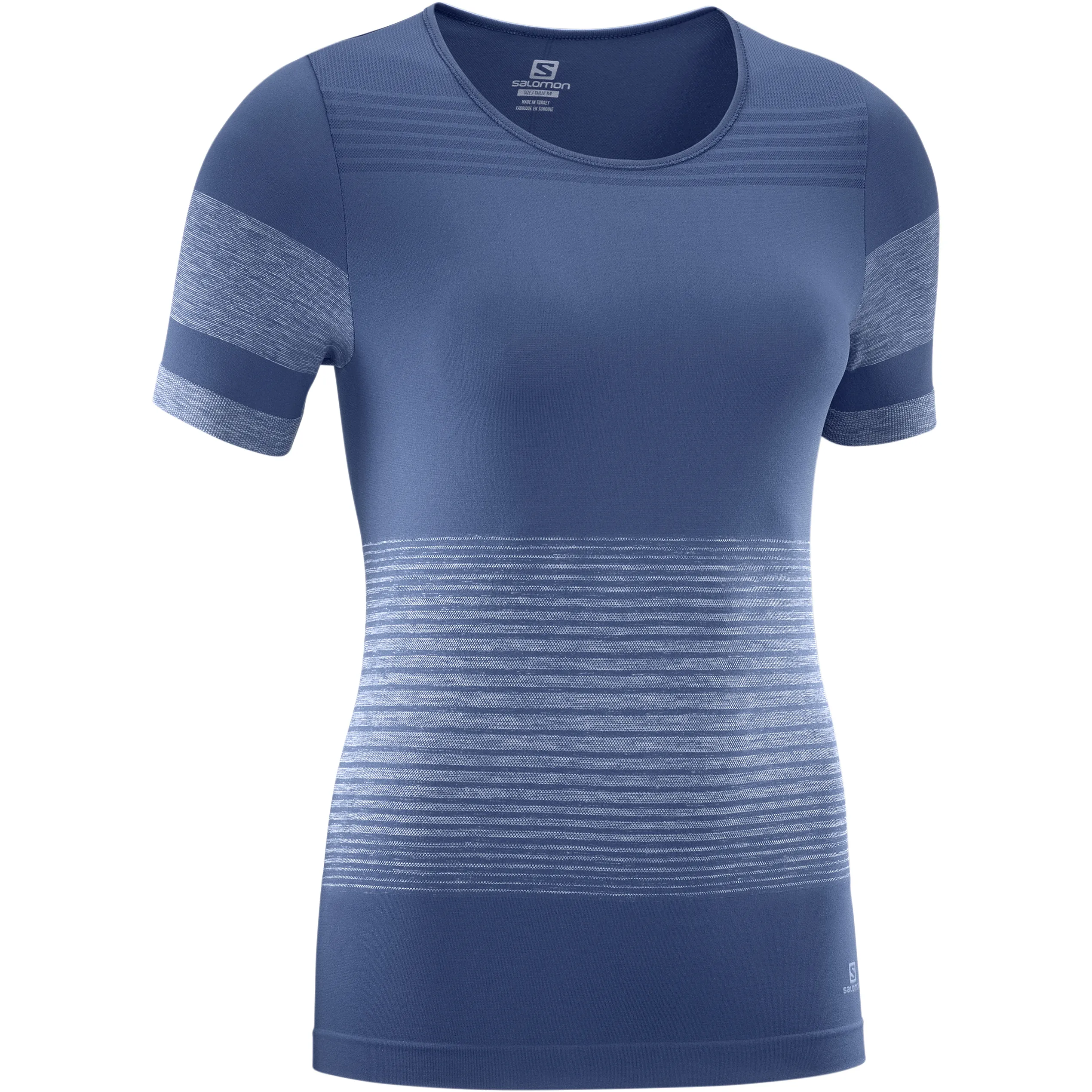 Salomon Women&#x27;s Elevate Move&#x27;on Tee Dark Denim | Buy Salomon Women&#x27;s Elevate Move&#x27;on Tee Dark Denim here | Outnorth