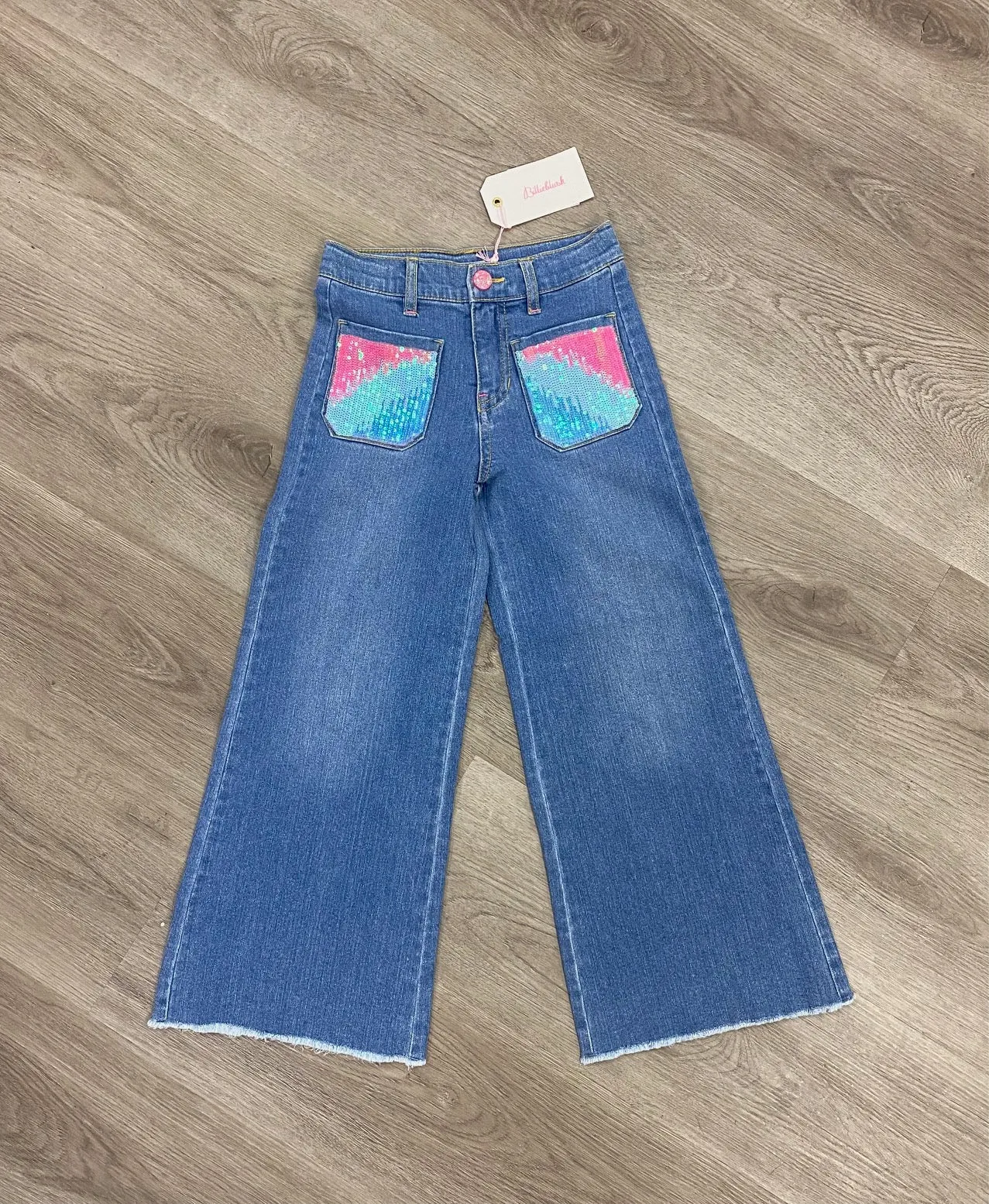 Sequin Pocket Jeans