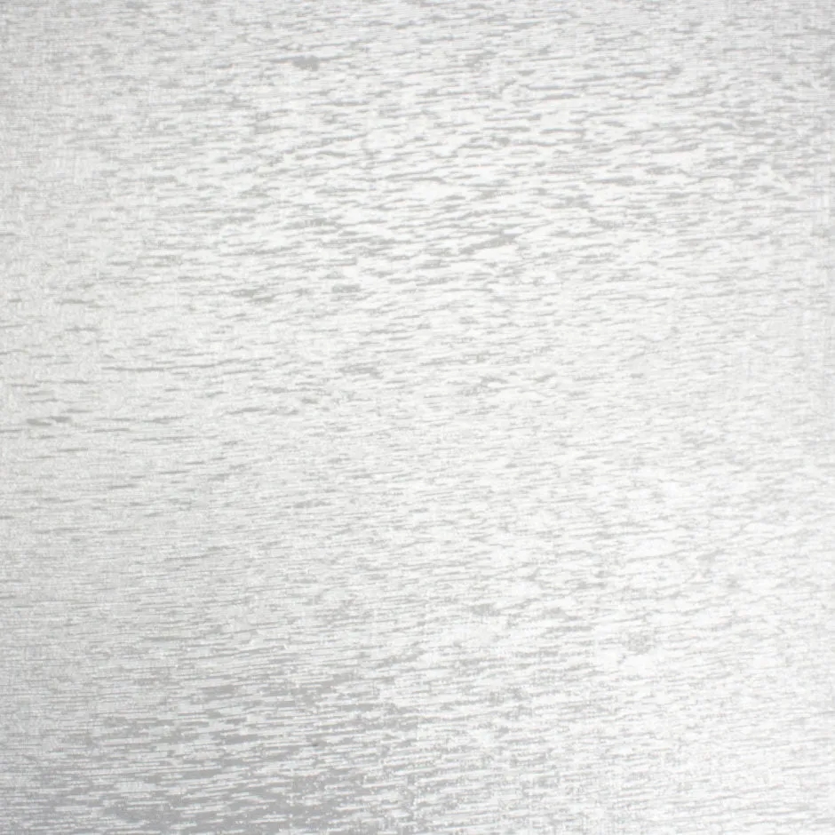 Silver White Metallic Lightweight Silk Lamé