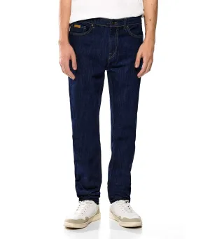 Slim Fit Washed Jeans Navy