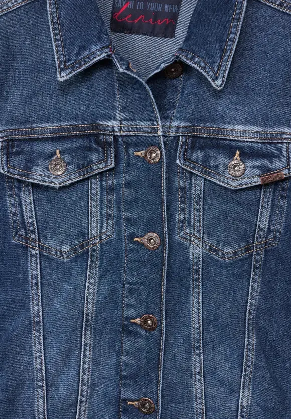 Street One denim jacket indigo wash 211939