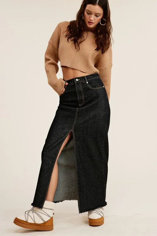 Tezza Denim Maxi Skirt