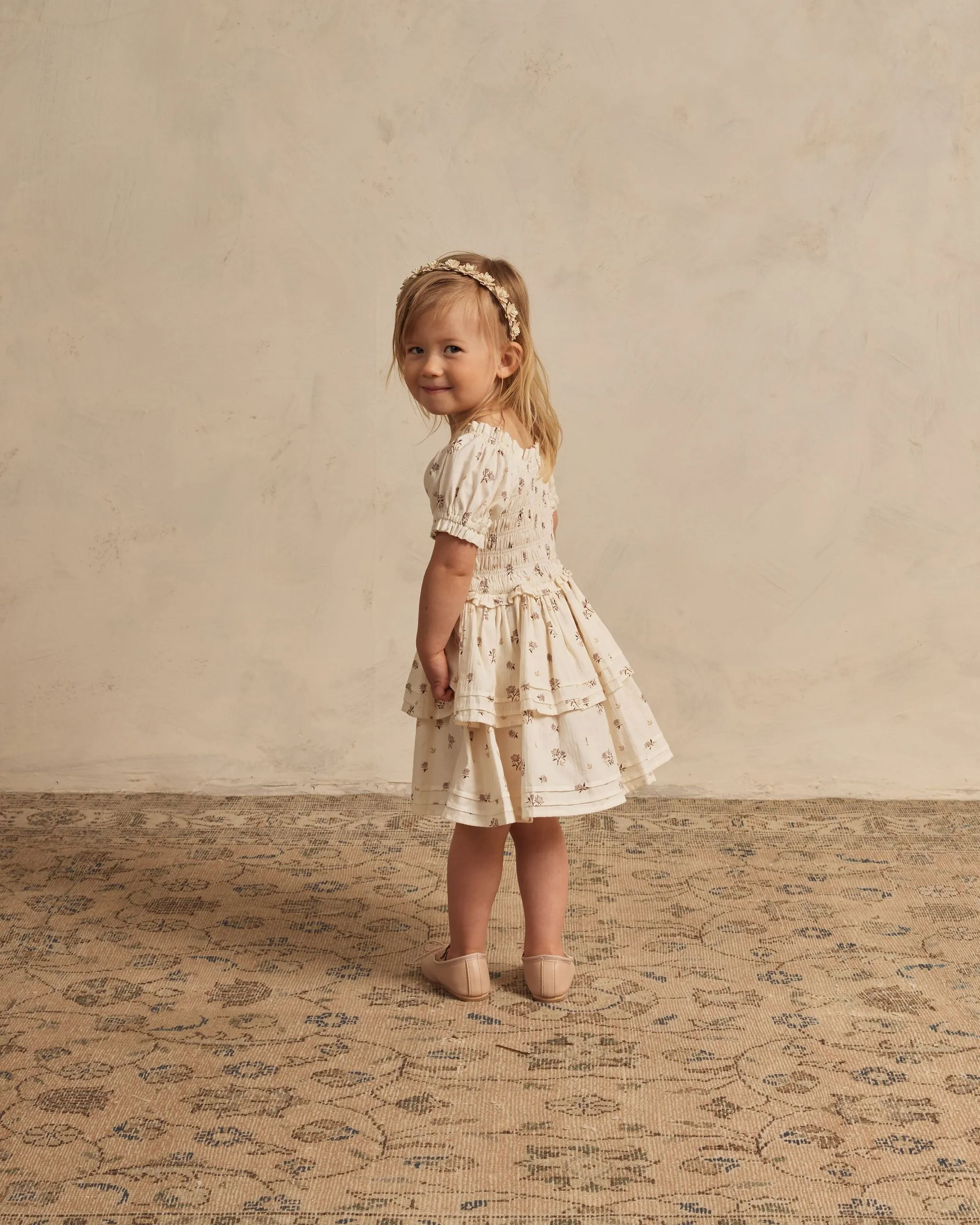 The Cosette Dress by Noralee - Rose Ditsy - KIDS