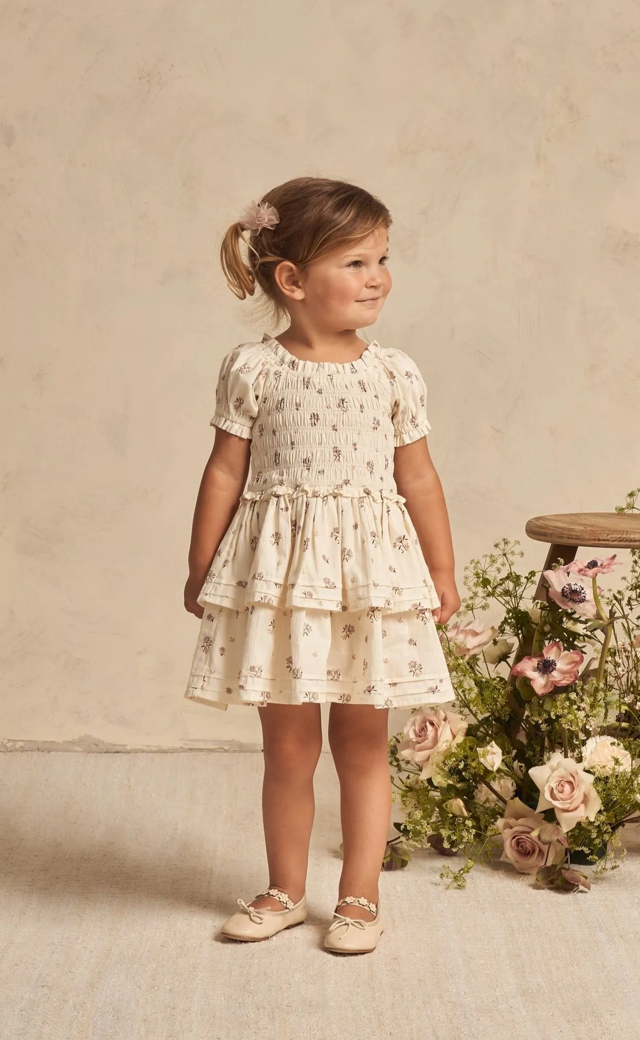 The Cosette Dress by Noralee - Rose Ditsy - KIDS