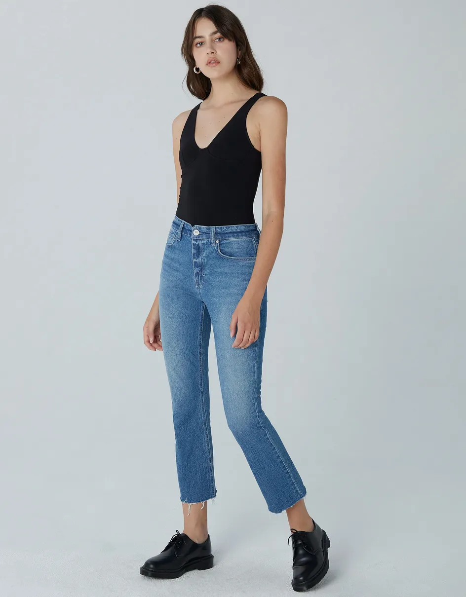 The Marlow High Waist Cropped Demi Flare by Unpublished - Everlong