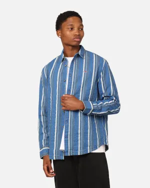 Tommy Jeans Relaxed Denim Stripe Long Sleeve Shirt Denim Medium