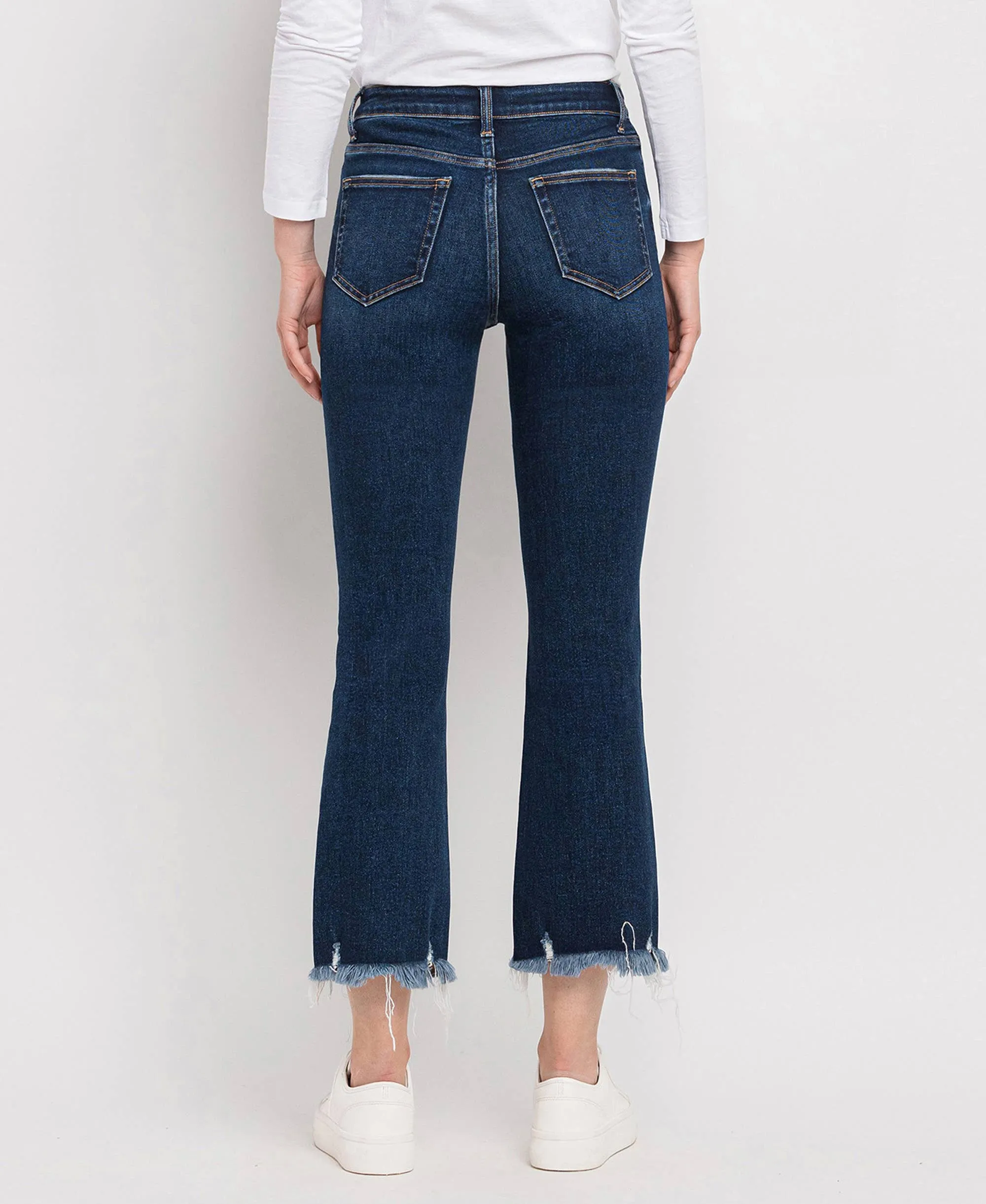 Vervet High Rise Crossover Kick Flare Jeans