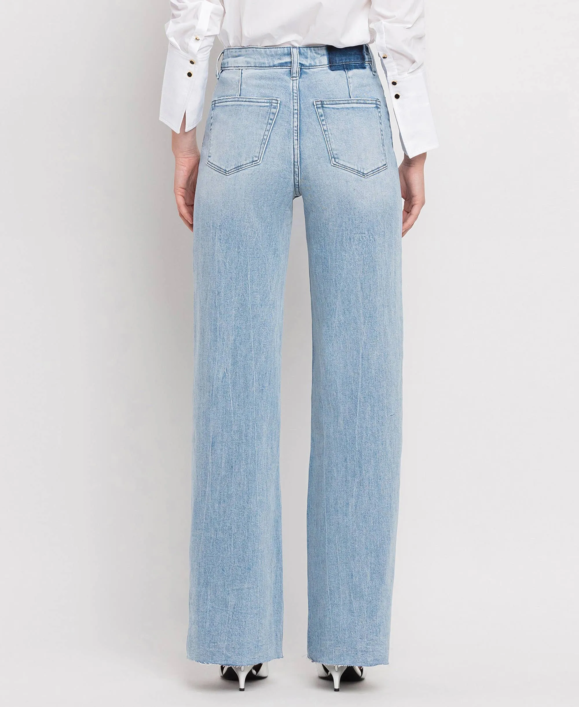 Vervet Super High Rise Wide Leg Jean