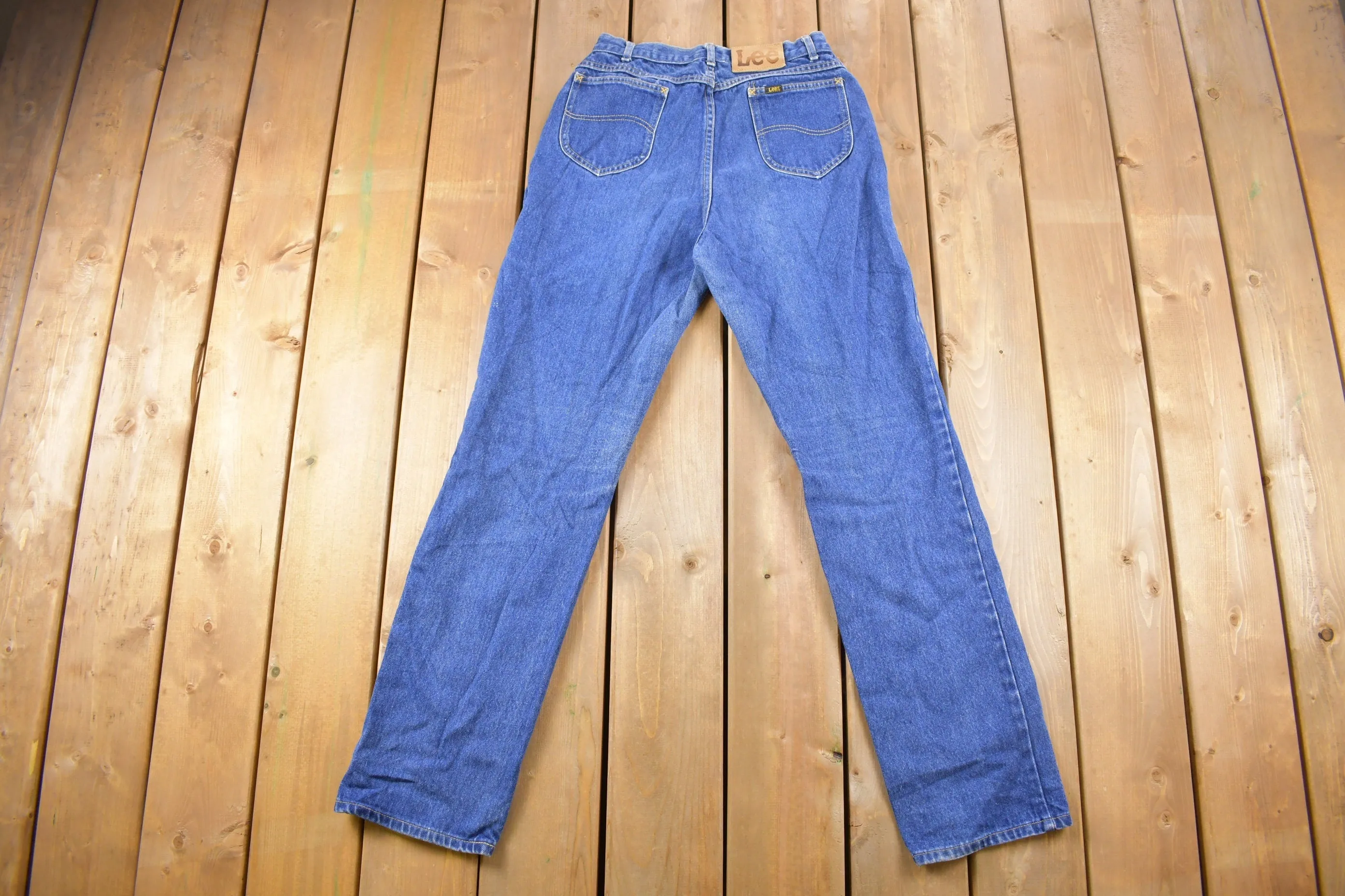 Vintage 1990s Lee Blue Denim Jeans Size 28 x 32