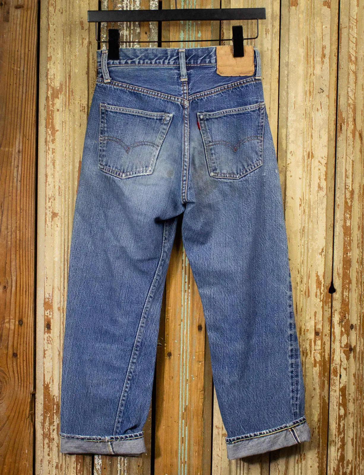 Vintage Levi's Big E Selvedge 501 Denim Jeans 60s 26w