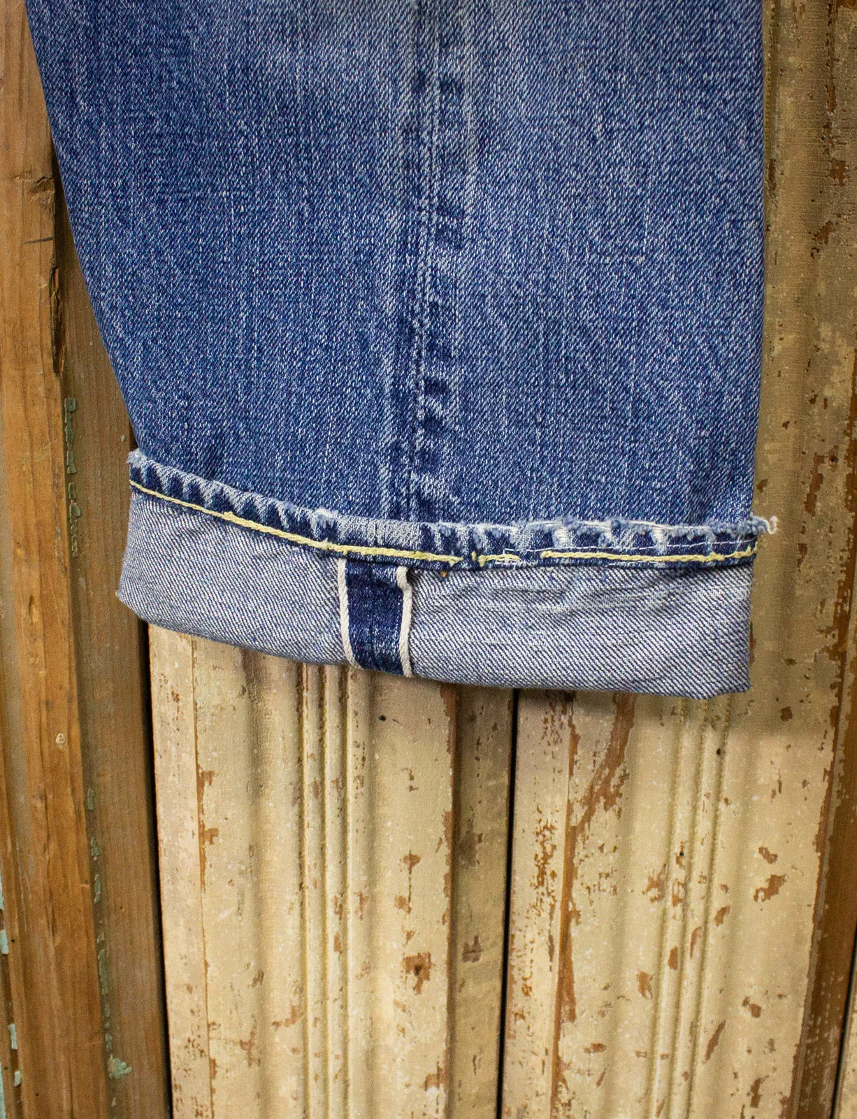 Vintage Levi's Big E Selvedge 501 Denim Jeans 60s 26w