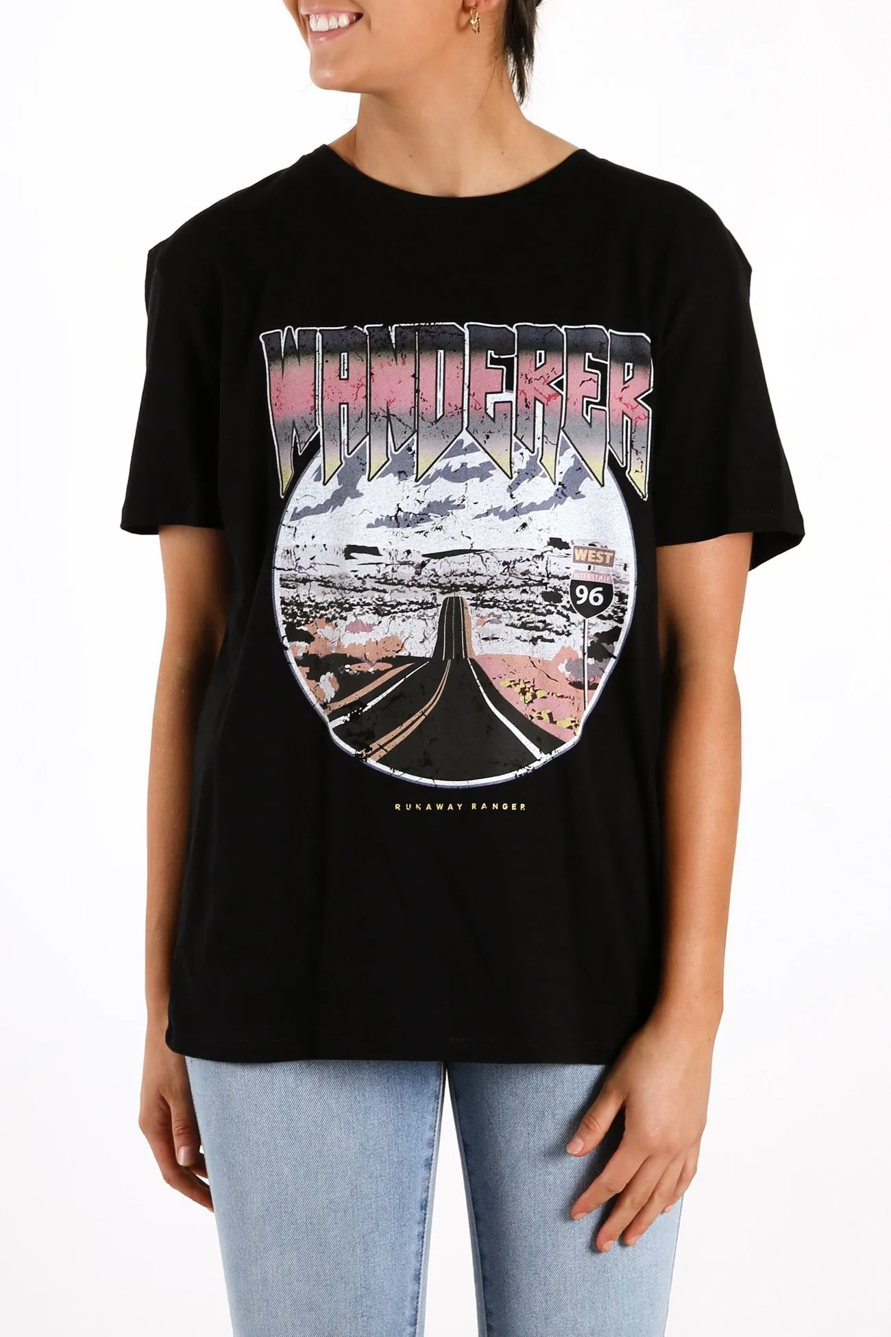 Wanderer Tee Black