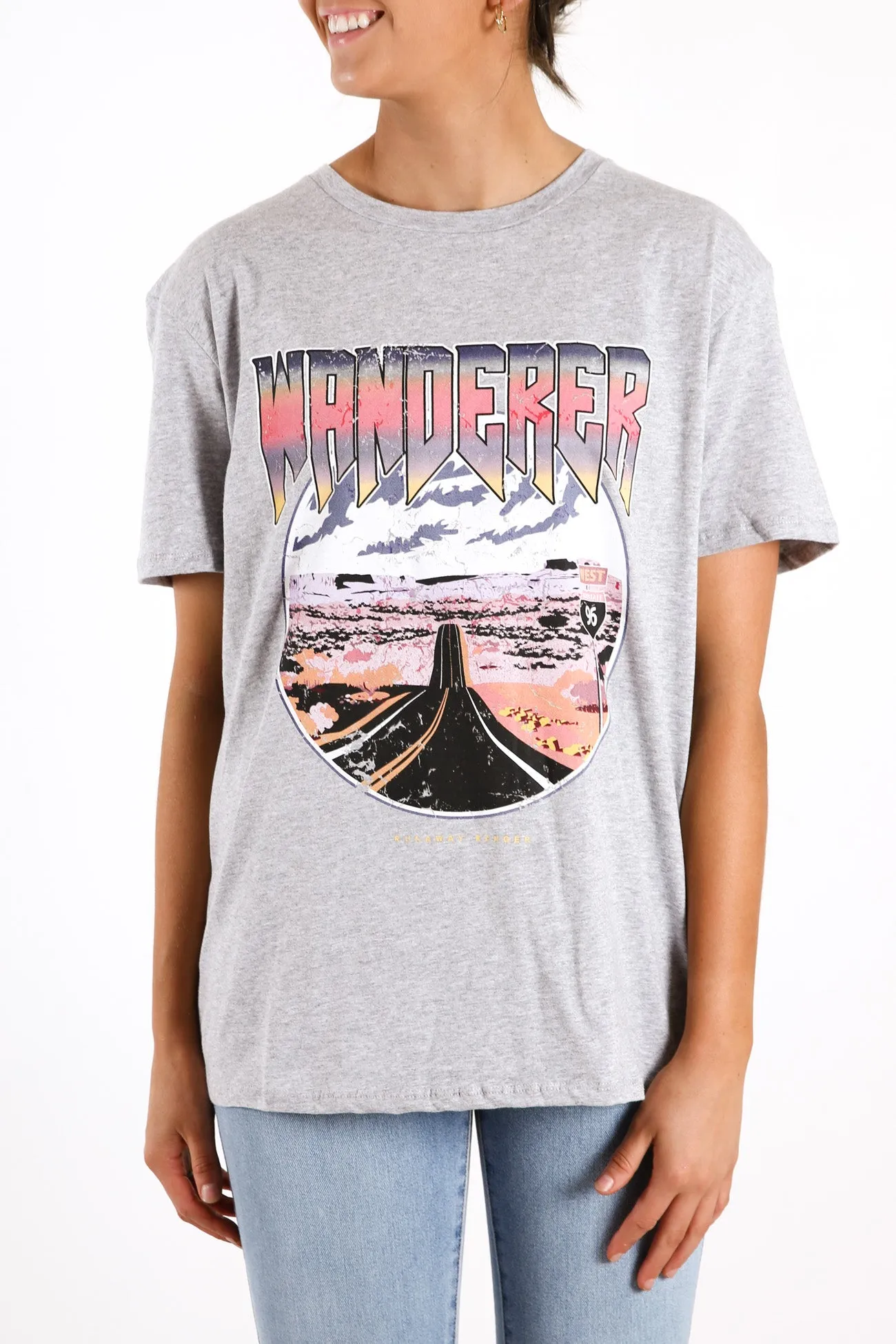 Wanderer Tee Grey Marle