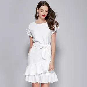 White A Line Dress