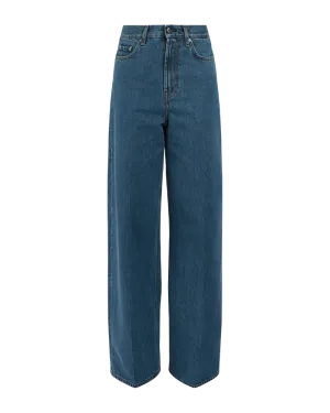 Wide Leg Denim Jeans