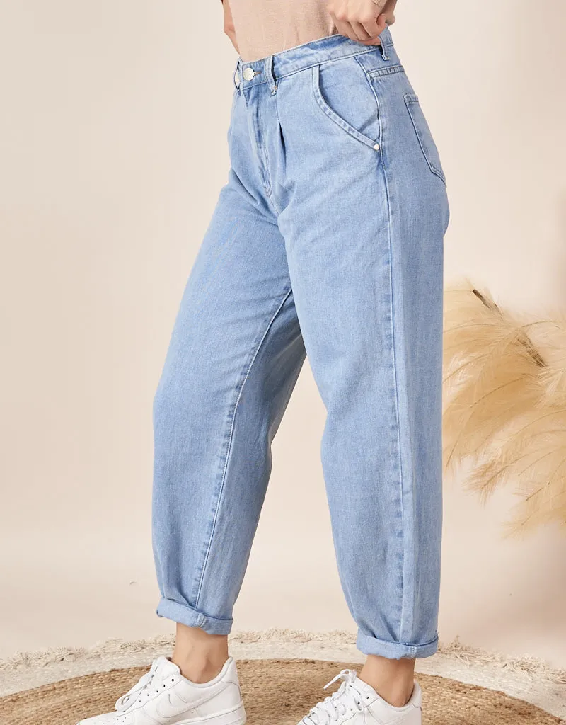 Wide Leg Mom Jeans