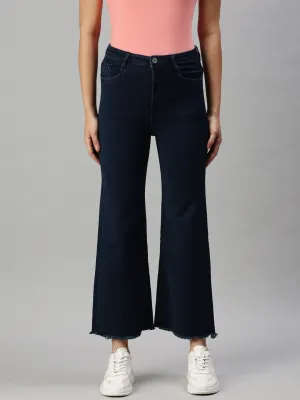 Women's Denim Wide Leg Blue Jeans