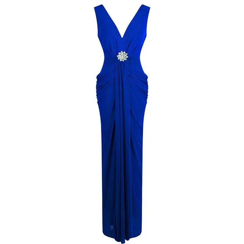 Women's V Neck Evening/Bridesmaid Dress/ Formal Occassion Dress